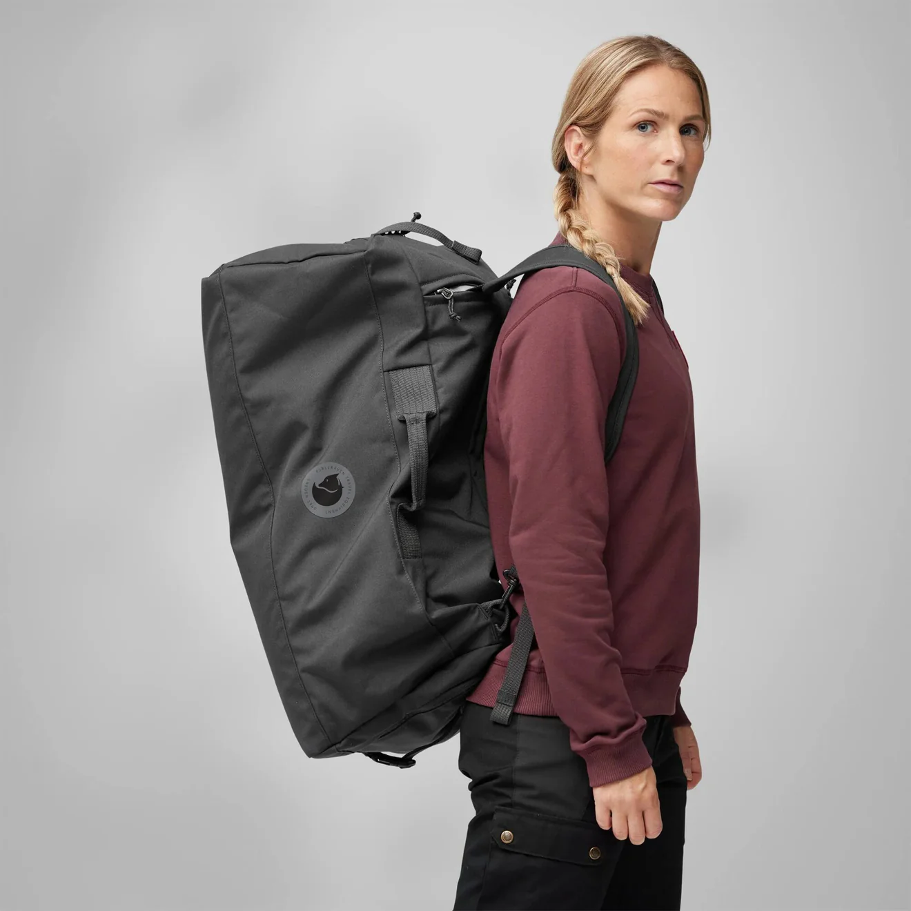 Fjallraven Farden Duffel 80 Coal Black - Image 5