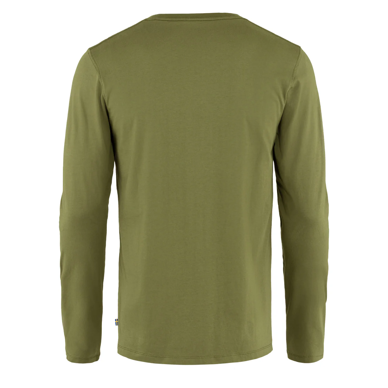 Fjallraven Forever Nature Badge LS T-Shirt Caper Green - Image 2