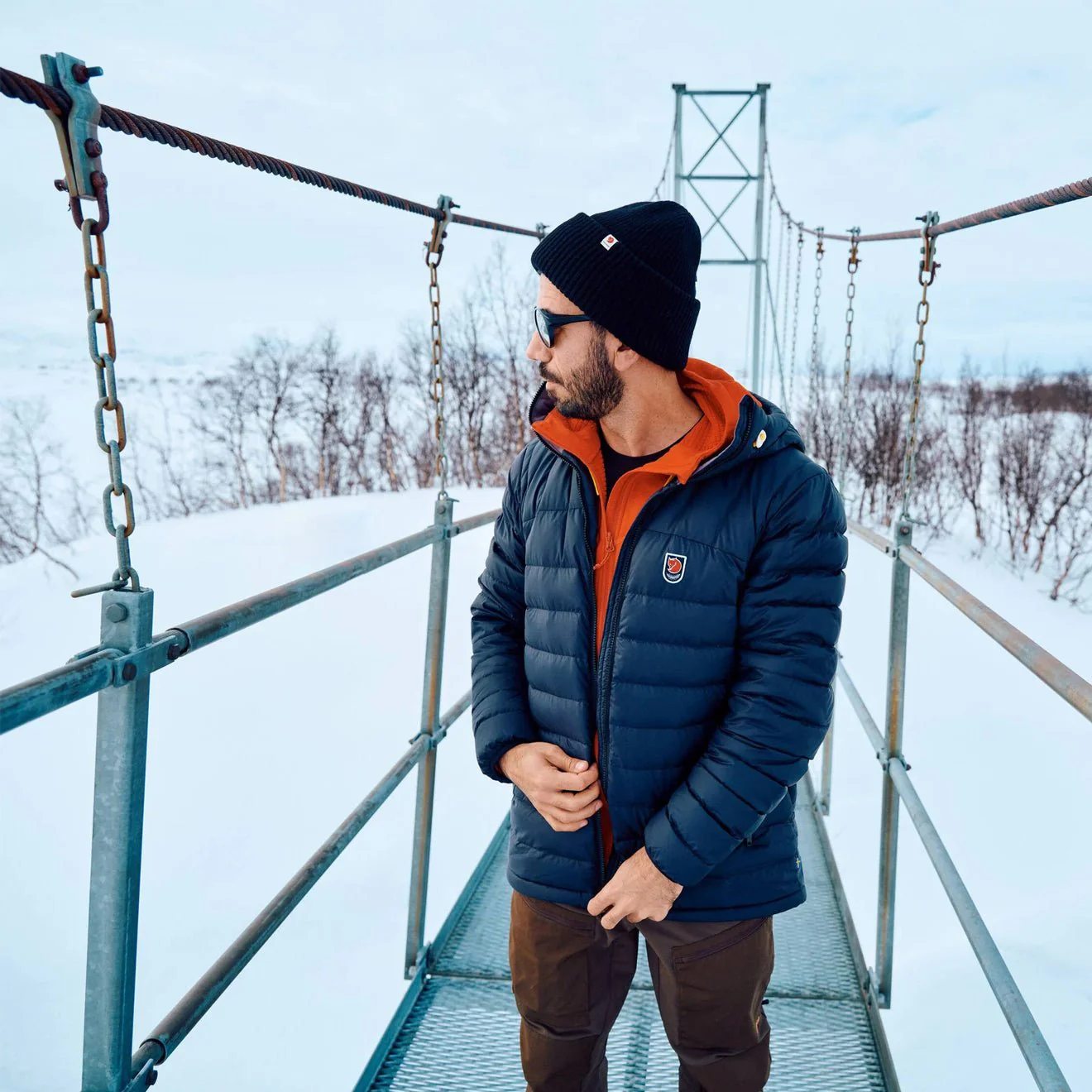 Fjallraven Heavy Beanie Breeze Blue - Image 5