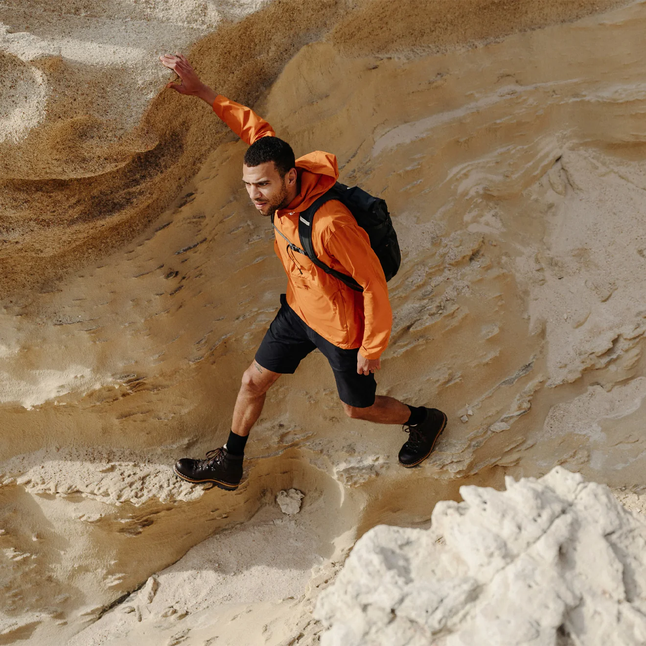 Fjallraven High Coast Hike Shorts Black - Image 3
