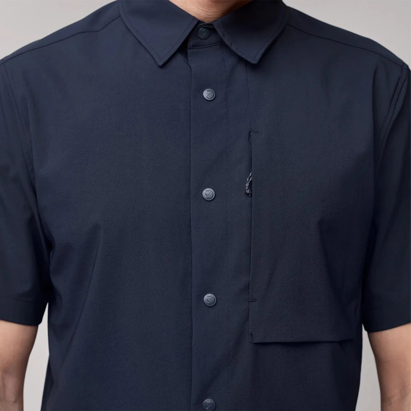 Fjallraven High Coast Pack Shirt SS Dark Navy - Image 5