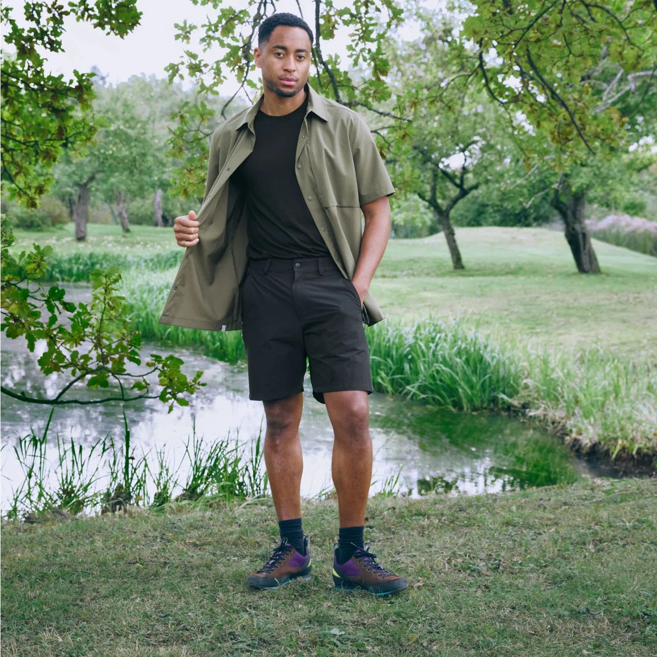 Fjallraven High Coast Pack Shirt SS Laurel Green - Image 4