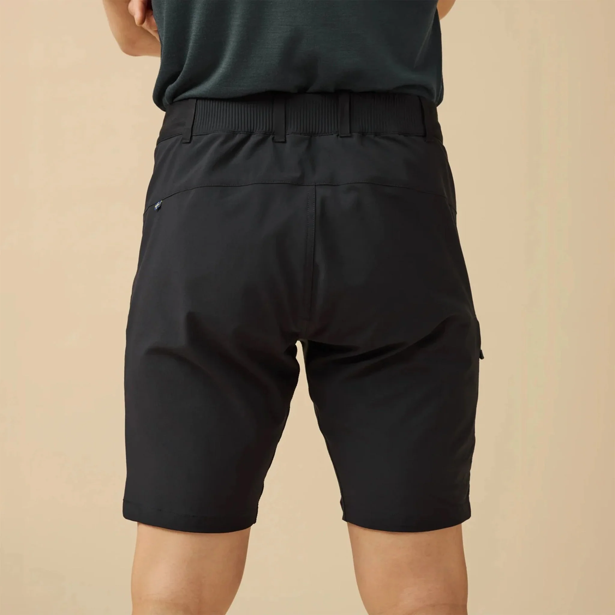 Fjallraven Hoja Hybrid Shorts Black - Image 3