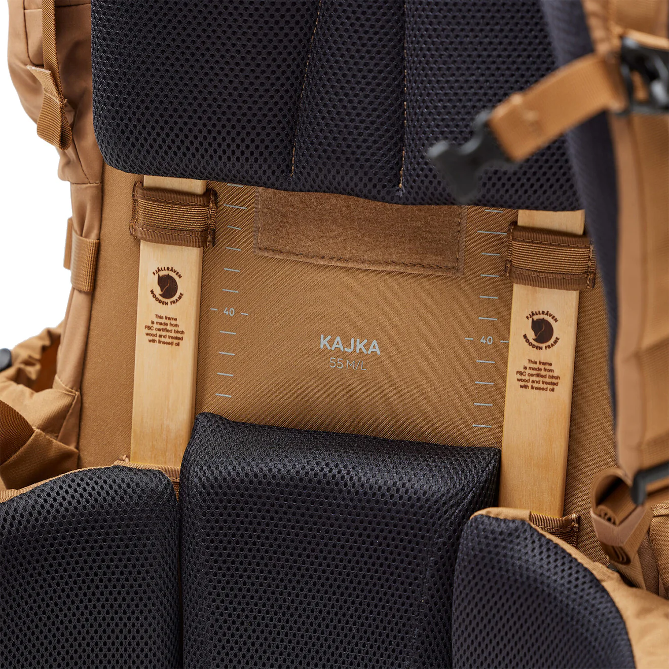 Fjallraven Kajka 55L M/L Backpack Khaki Dust - Image 6