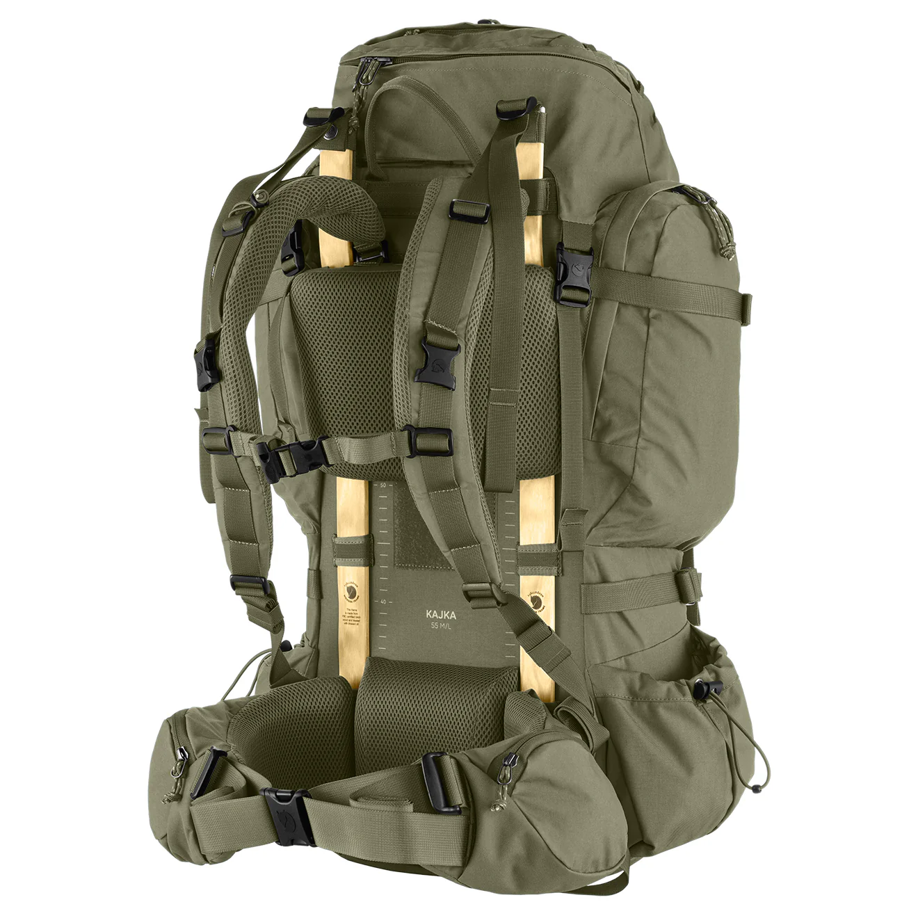 Fjallraven Kajka 65L M/L Backpack Green - Image 3