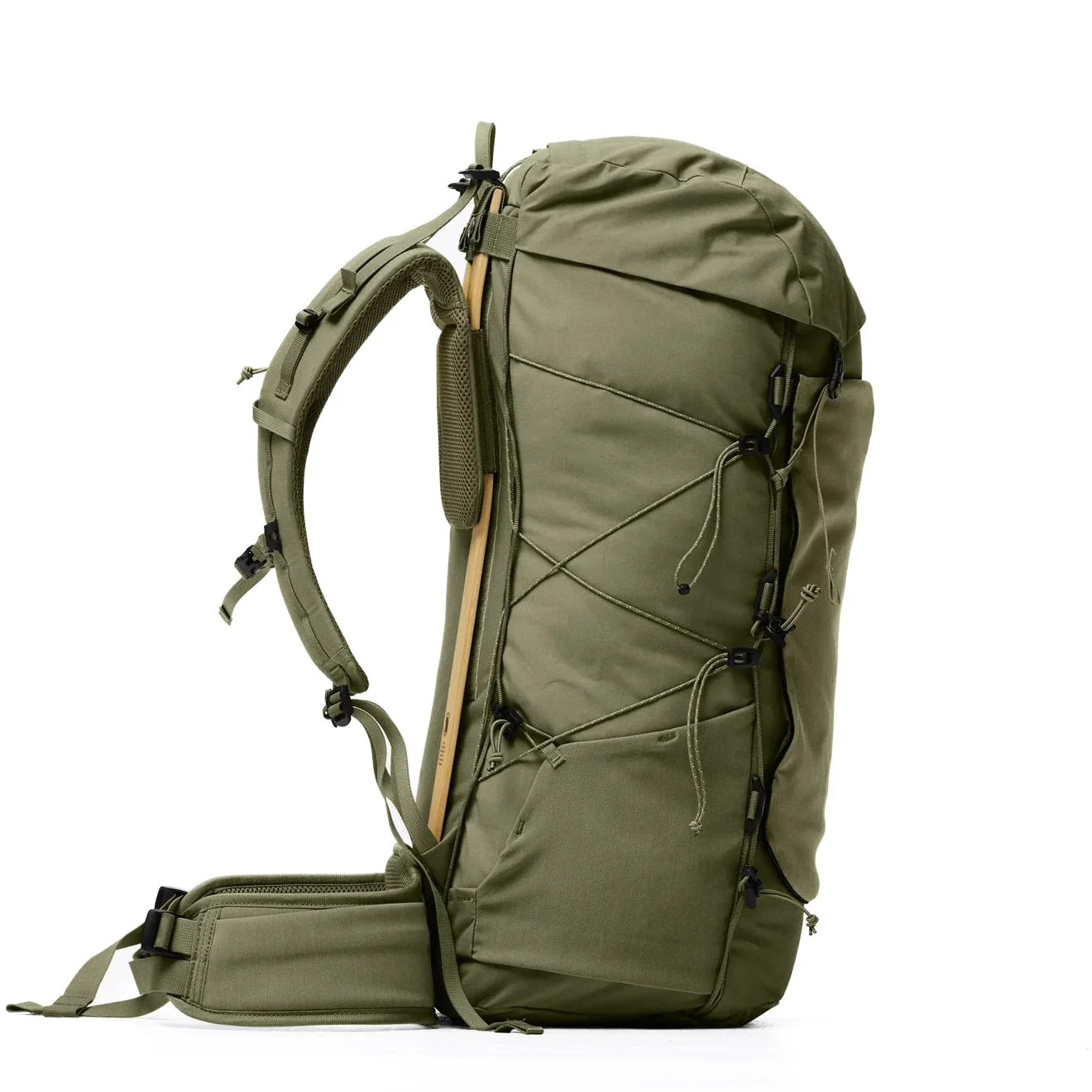 Fjallraven Kajka X-Latt 45 M/L Backpack Green - Image 2