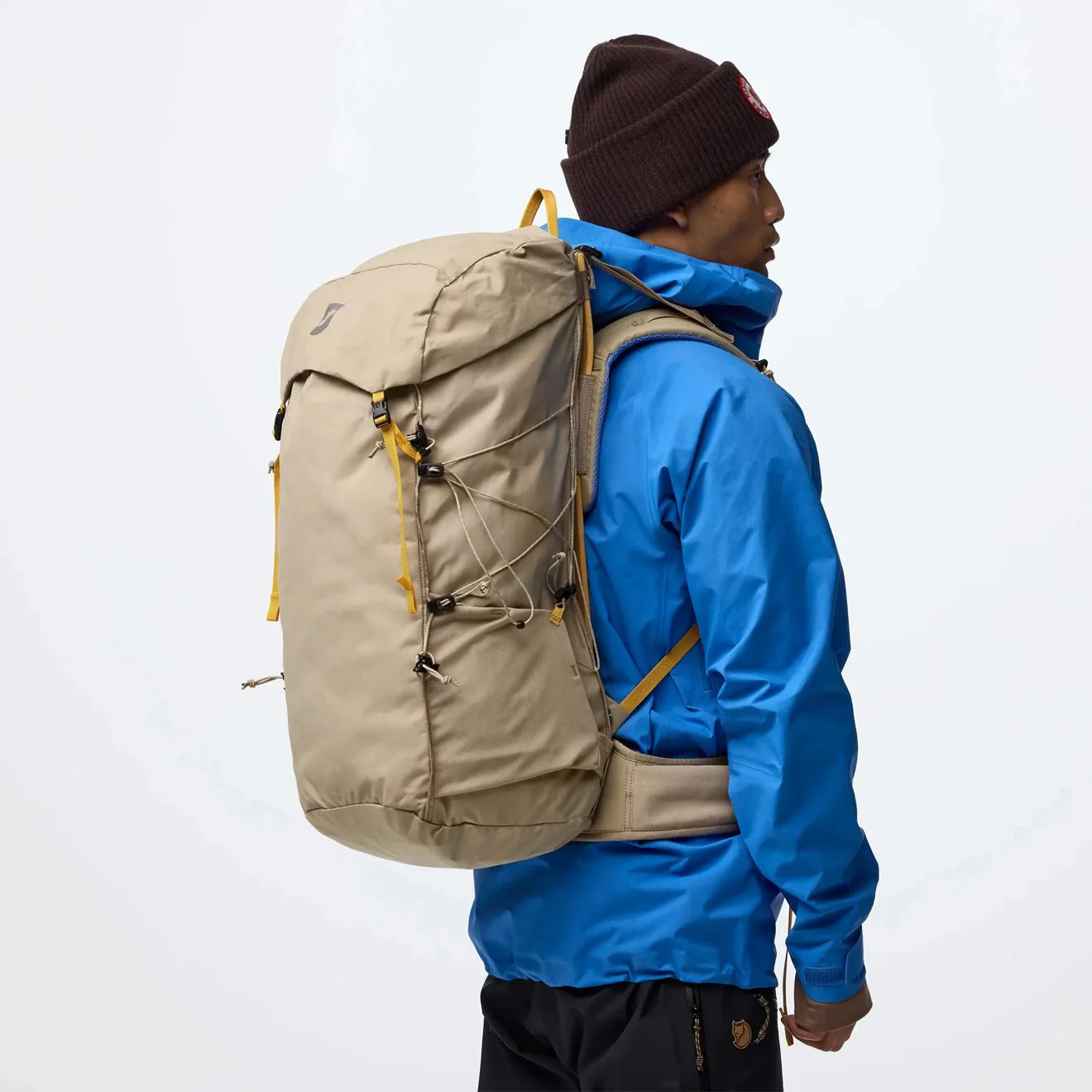 Fjallraven Kajka X-Latt 45 M/L Backpack Green - Image 4