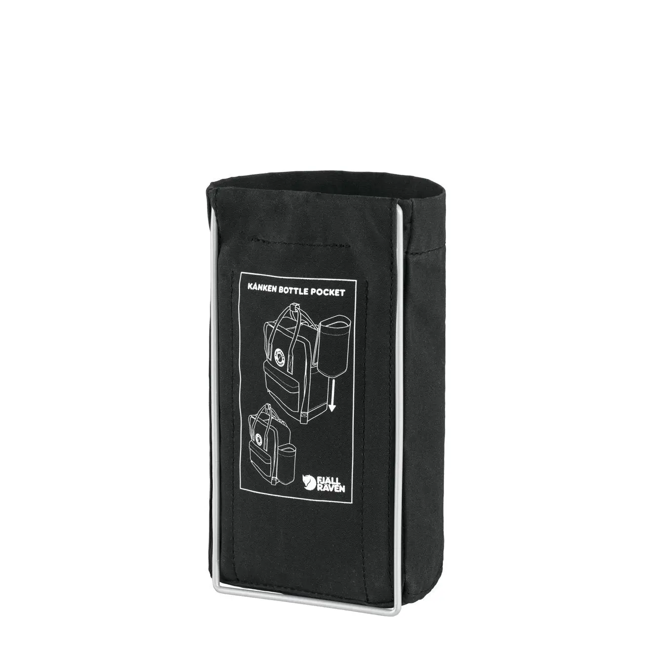 Fjallraven Kanken Bottle Pocket Black - Image 2