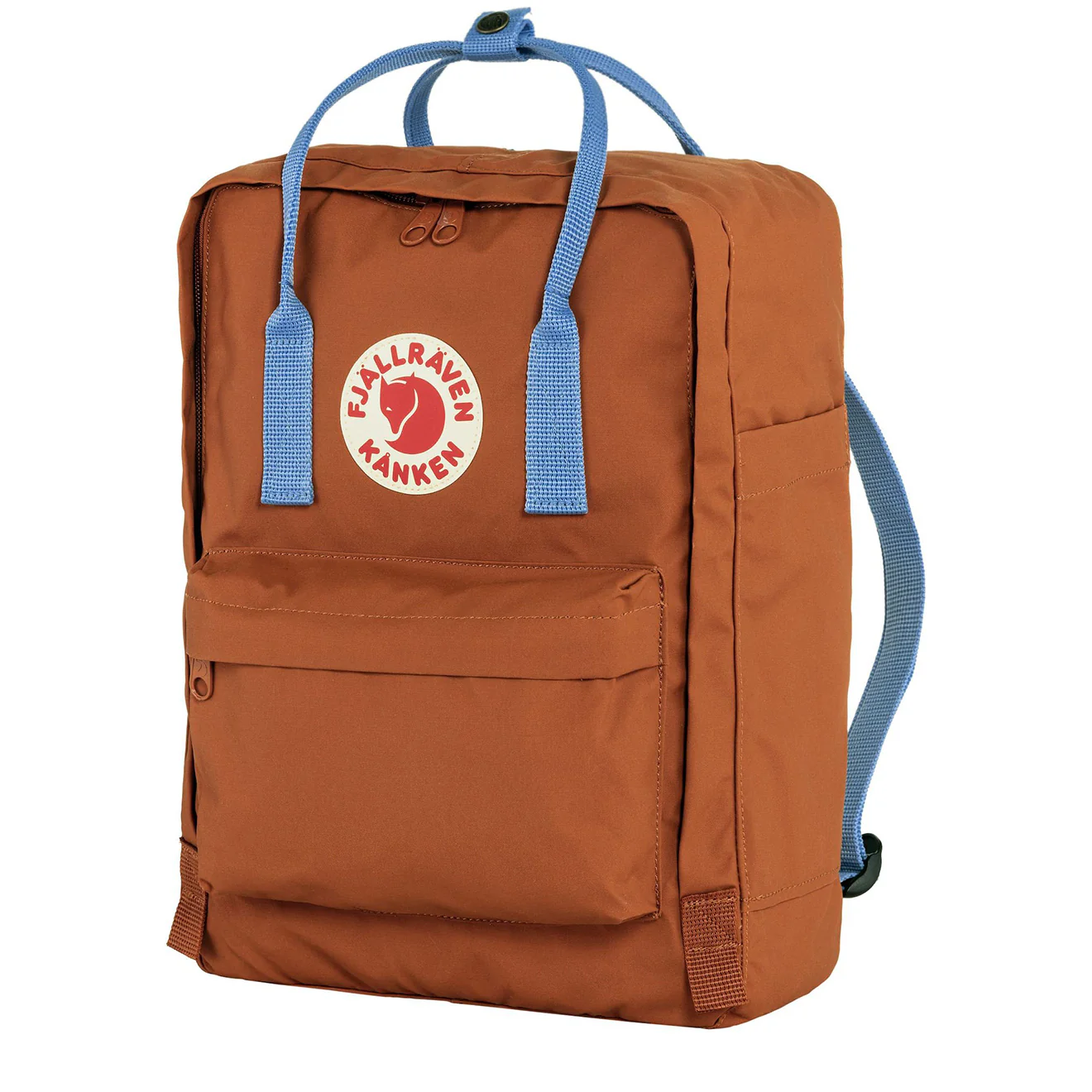 Fjallraven Kanken Classic Backpack Terracotta Brown / Ultramarine - Image 3