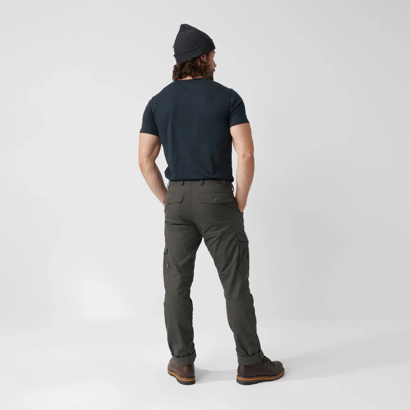 Fjallraven Karl Pro Trousers Reg Leg Classic Suede Brown - Image 4