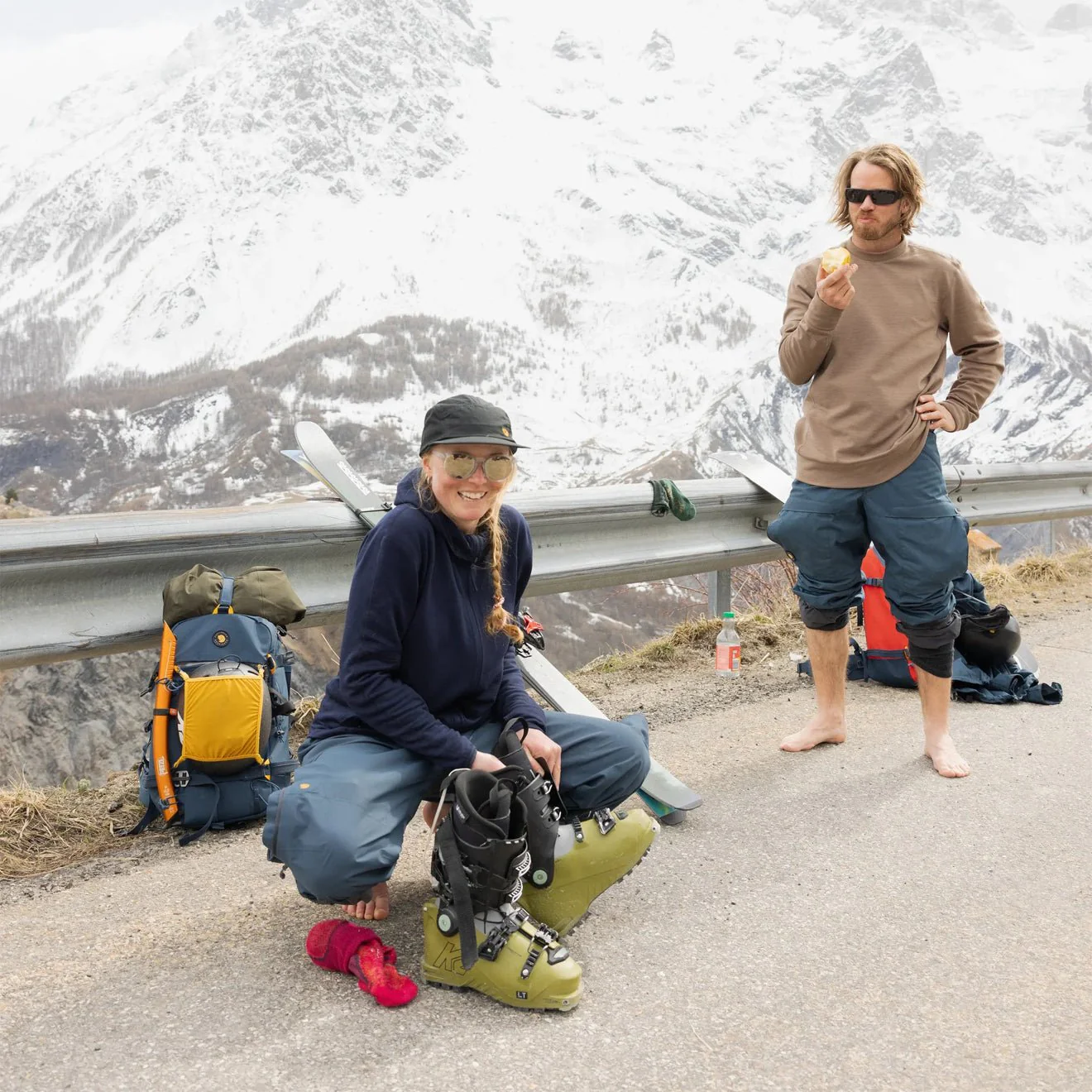 Fjallraven Keb Fleece Crew Neck Black - Image 7