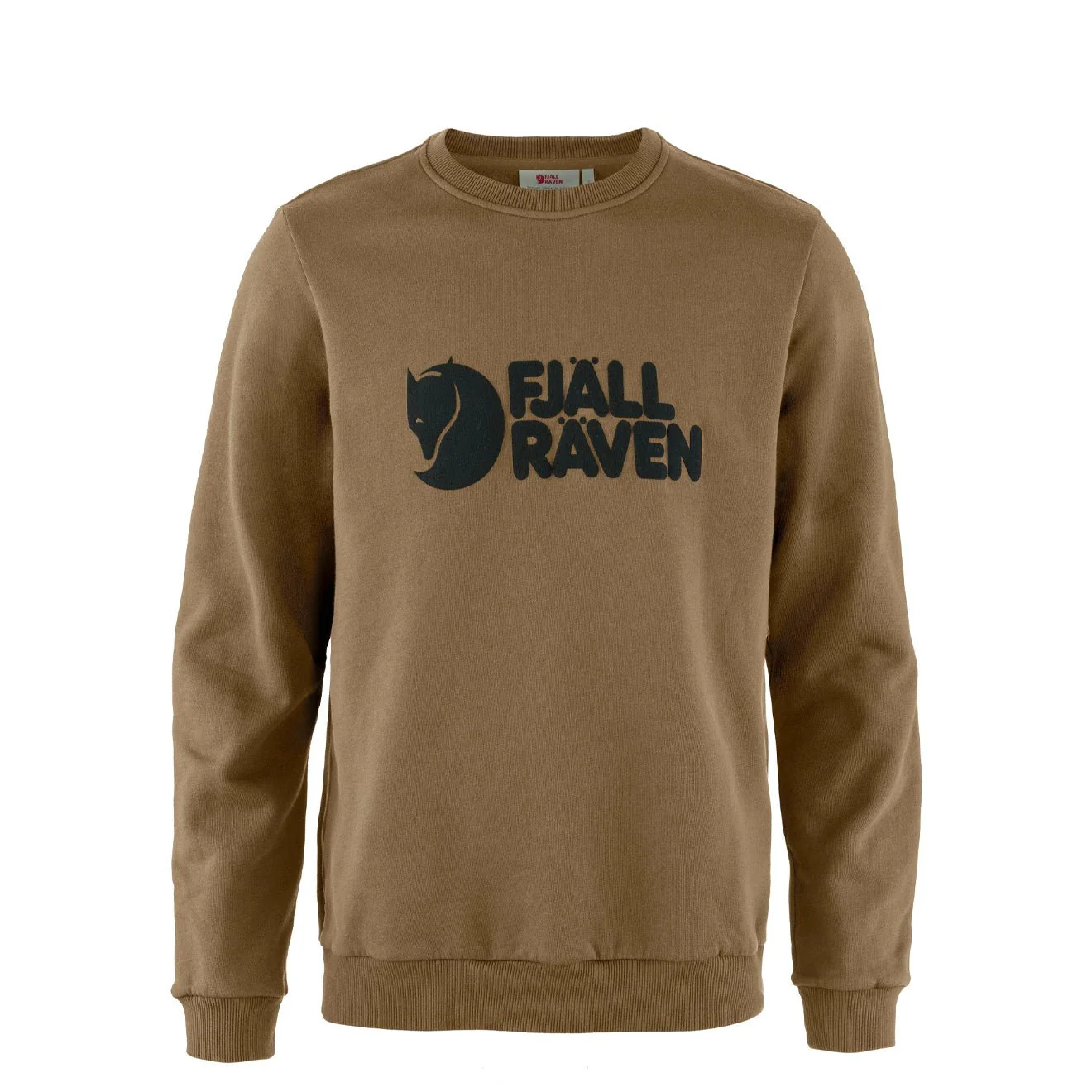 Fjallraven Logo Sweater Wood Brown