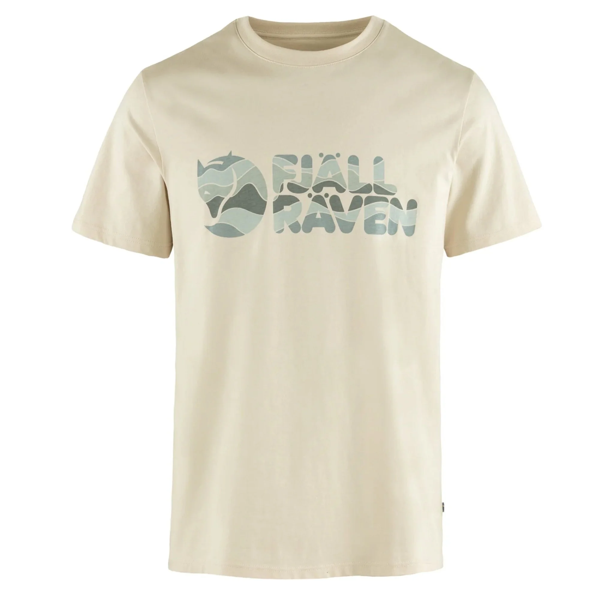 Fjallraven Multicolor Logo T-shirt Chalk White