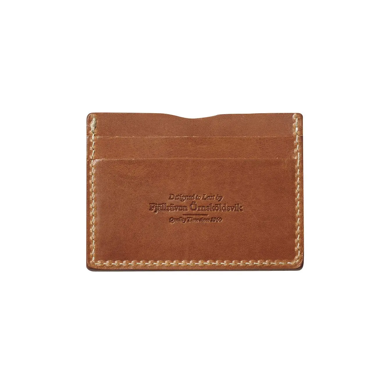 Fjallraven Ovik Card Holder Leather Cognac - Image 2