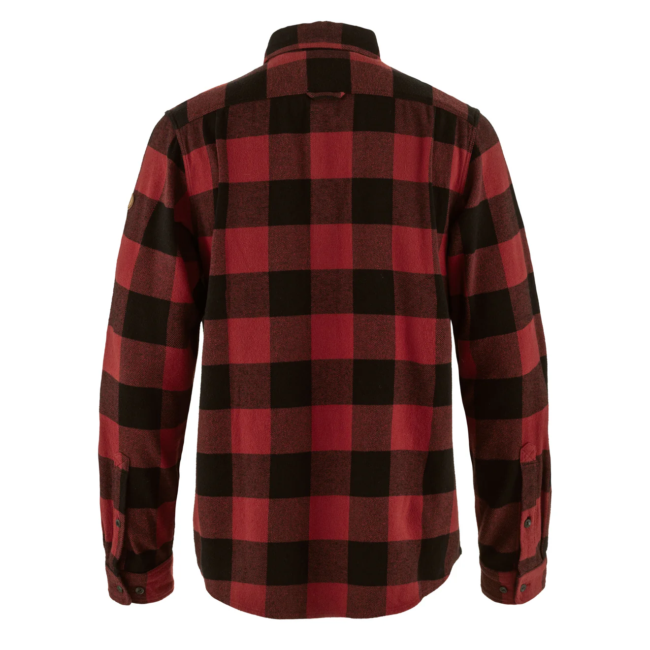 Fjallraven Ovik Heavy Flannel Shirt Red / Black - Image 2