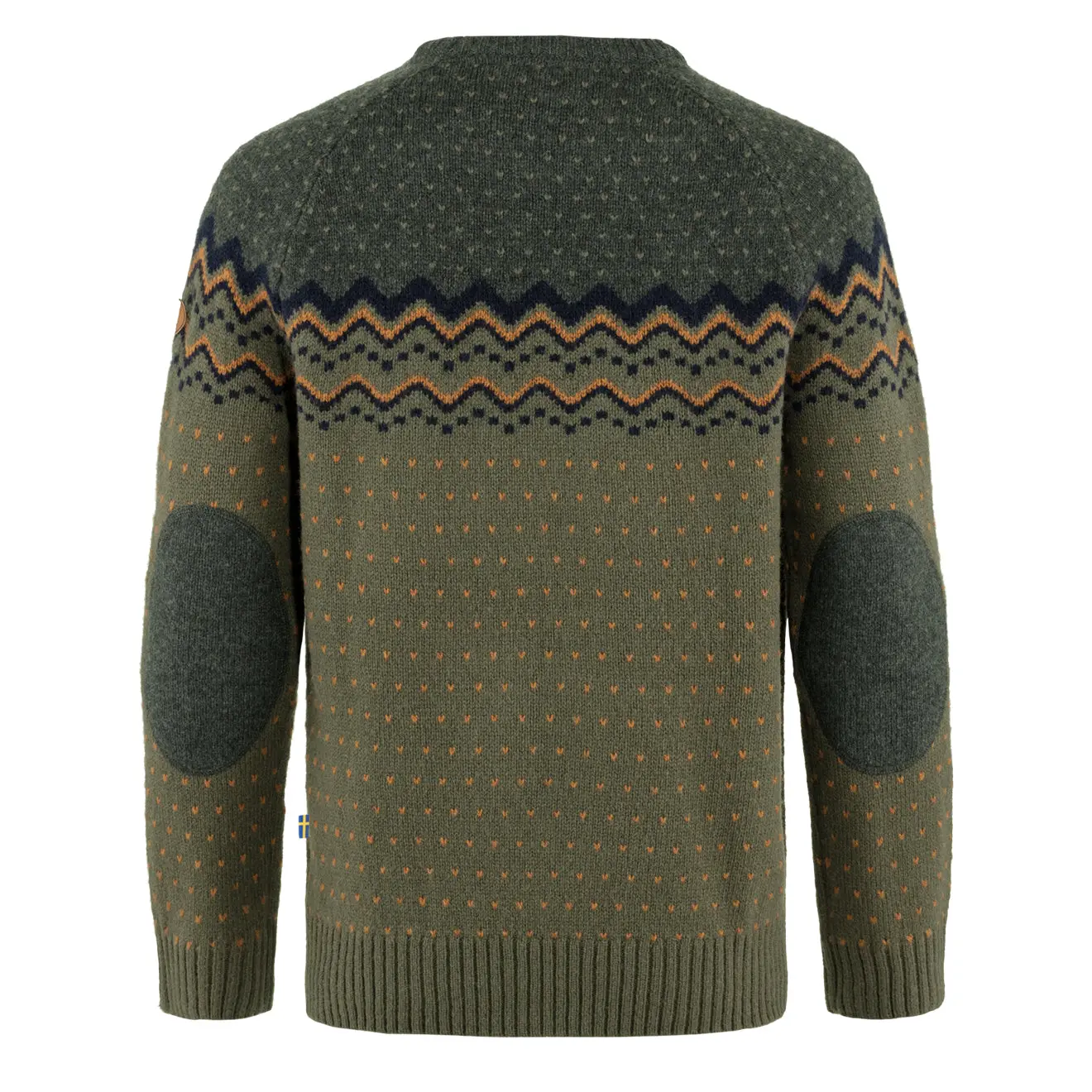 Fjallraven Ovik Knit Sweater Laurel Green / Deep Forest - Image 2