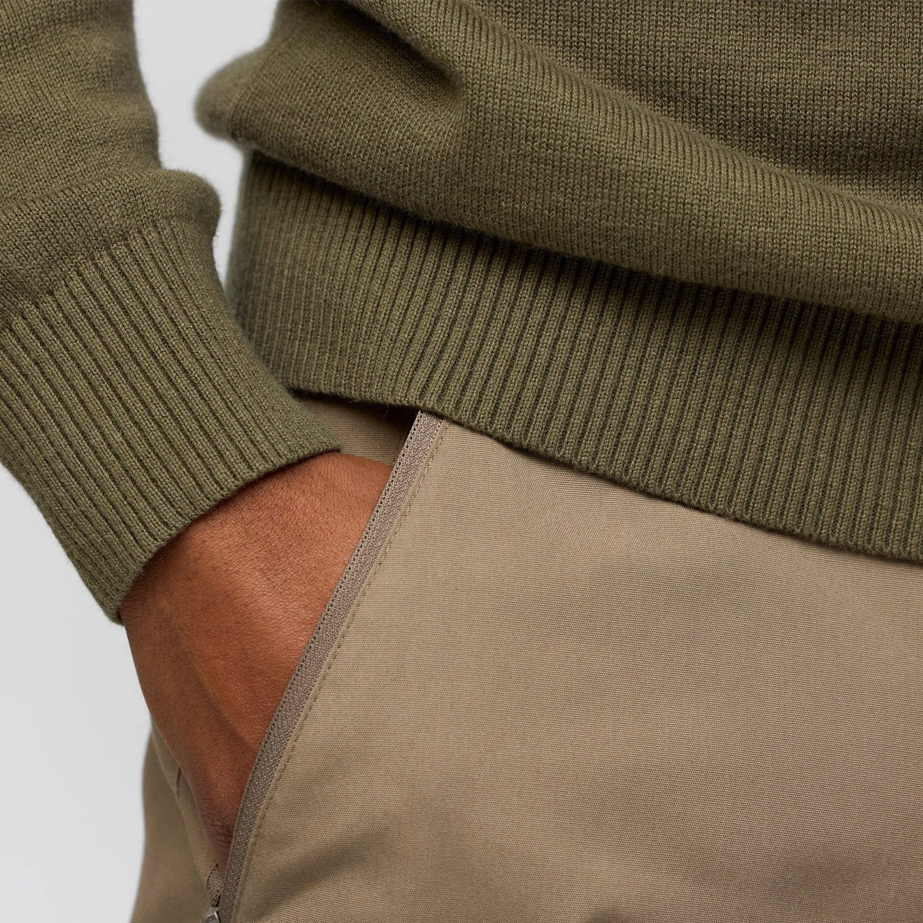 Fjallraven Ovik Lite Half Zip Dark Navy - Image 4