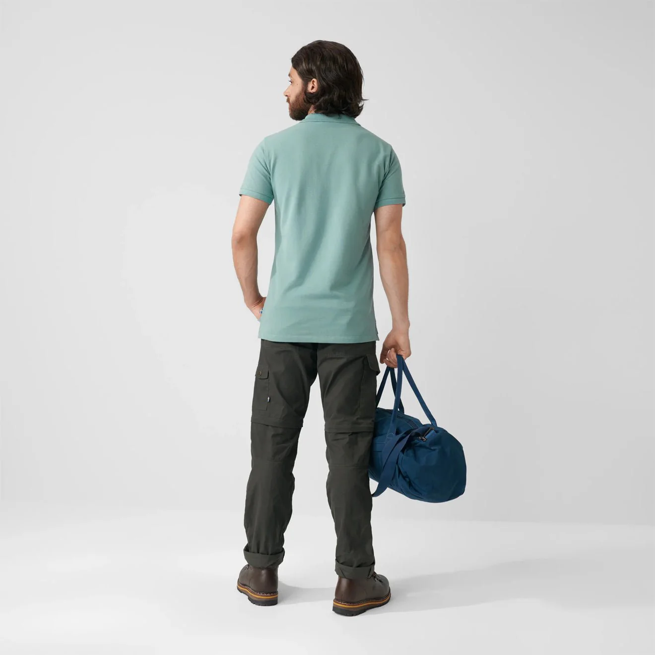 Fjallraven Ovik Polo Shirt Classic Dawn Blue - Image 4