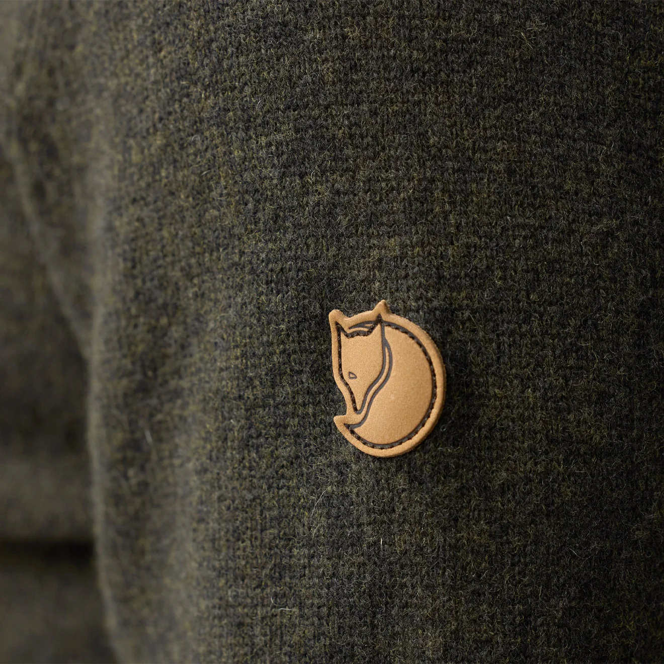 Fjallraven Ovik Round Neck Sweater Dark Olive - Image 6