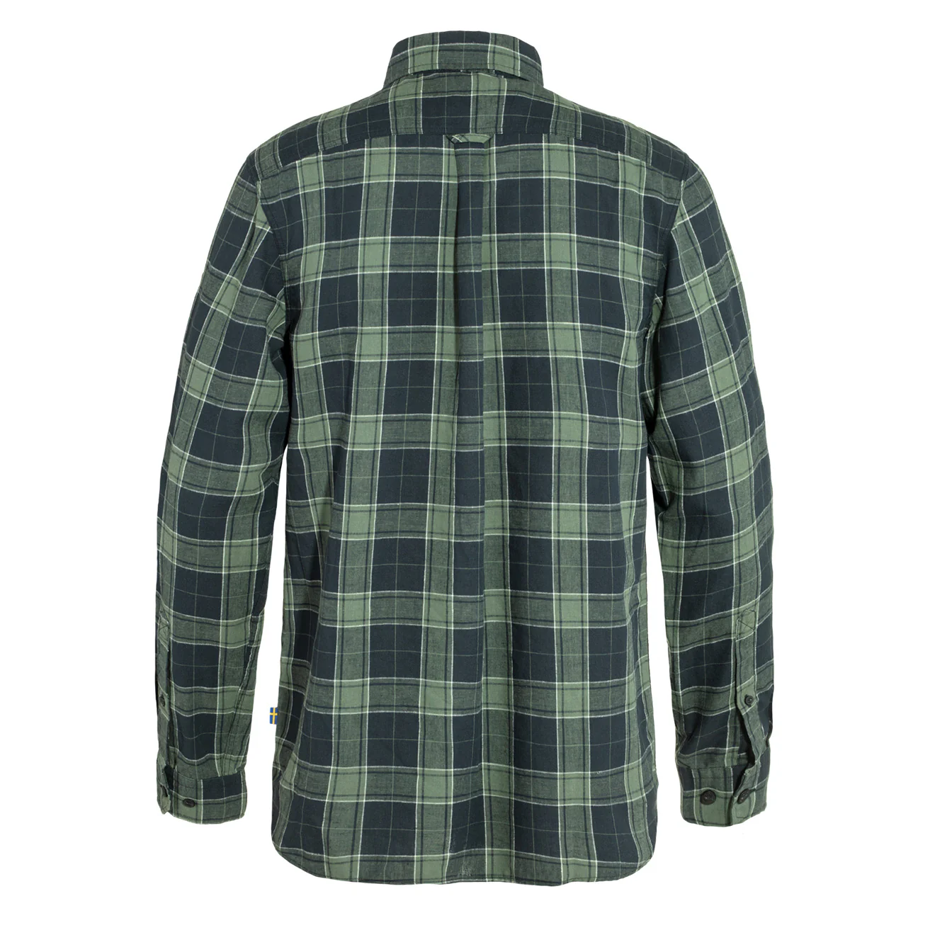 Fjallraven Ovik Travel Shirt LS Dark Navy / Patina Green - Image 2