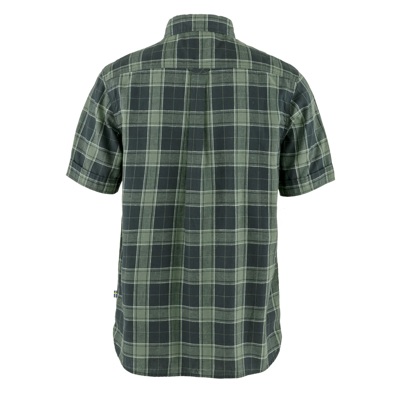 Fjallraven Ovik Travel Shirt SS Dark Navy / Patina Green - Image 2