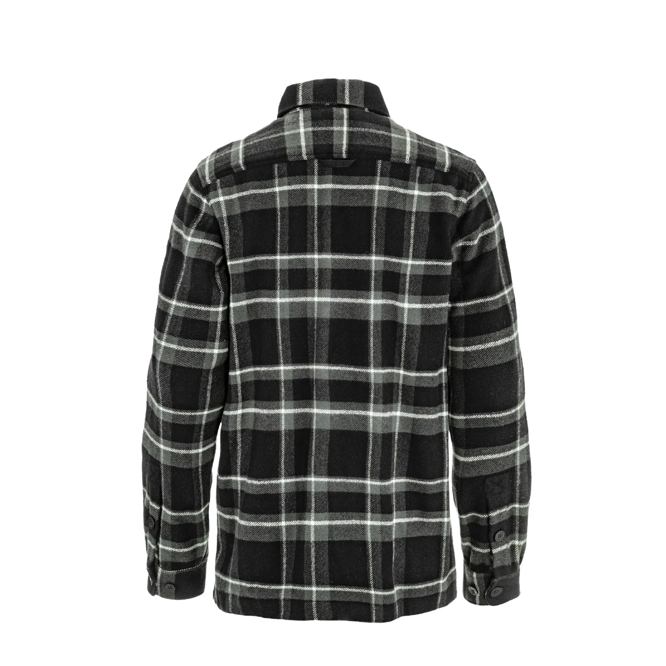 Fjallraven Ovik Wool Shirt Black / Dark Grey - Image 2
