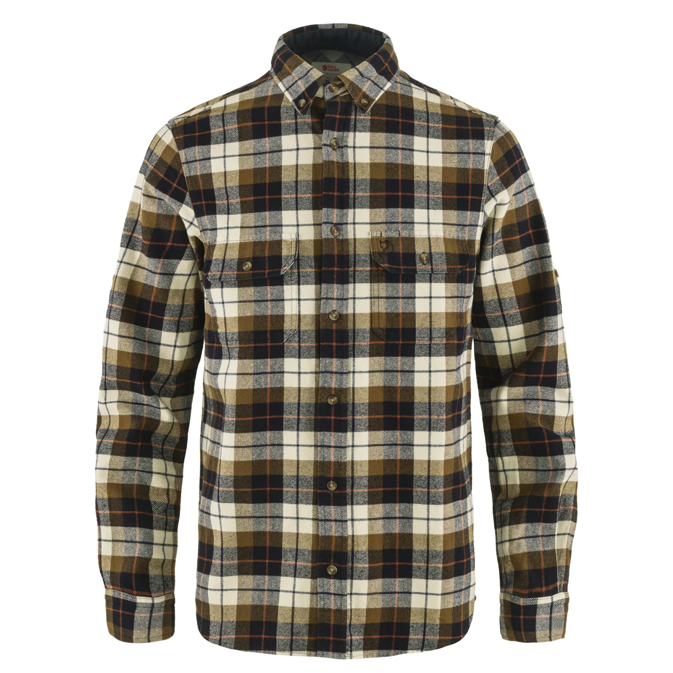 Fjallraven Singi Heavy Flannel Shirt Chalk White / Dark Navy