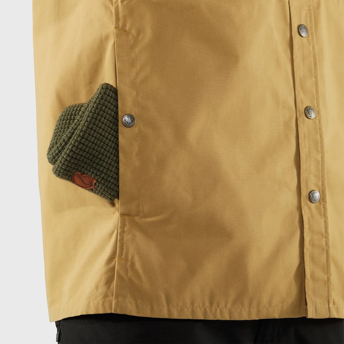 Fjallraven Singi Overshirt Dark Olive - Image 4