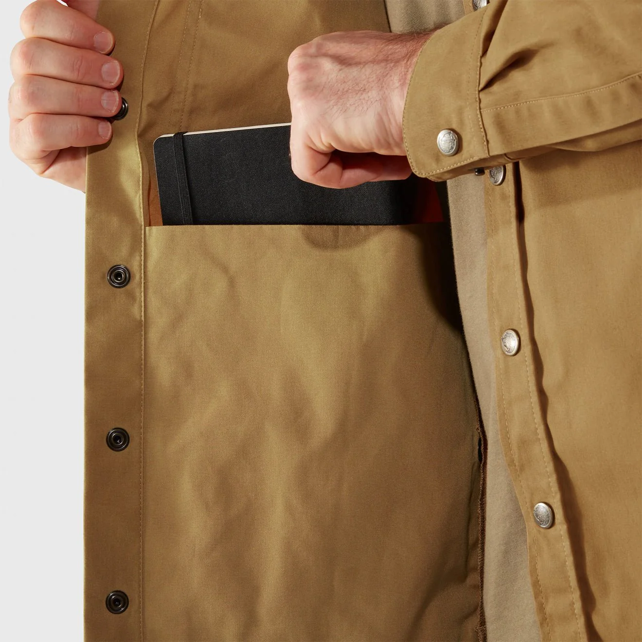 Fjallraven Singi Overshirt Dark Olive - Image 5