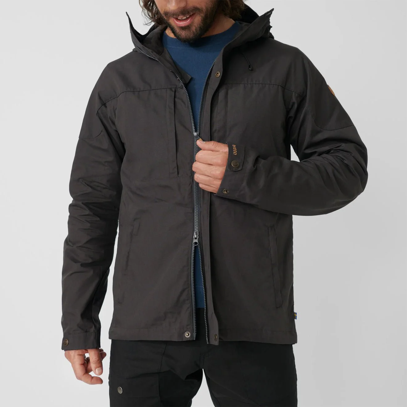 Fjallraven Skogso Jacket Dark Grey - Image 5