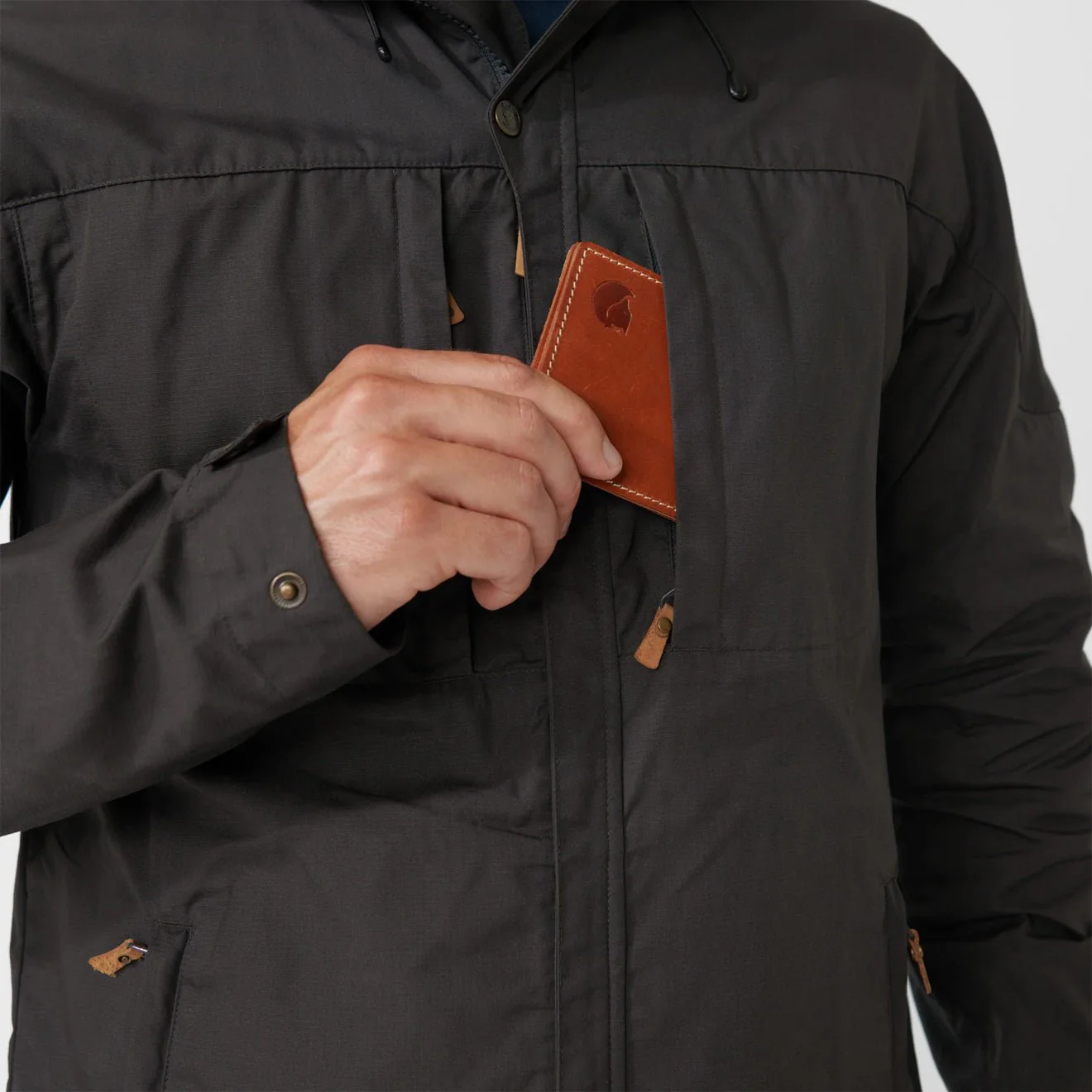 Fjallraven Skogso Jacket Dark Grey - Image 7