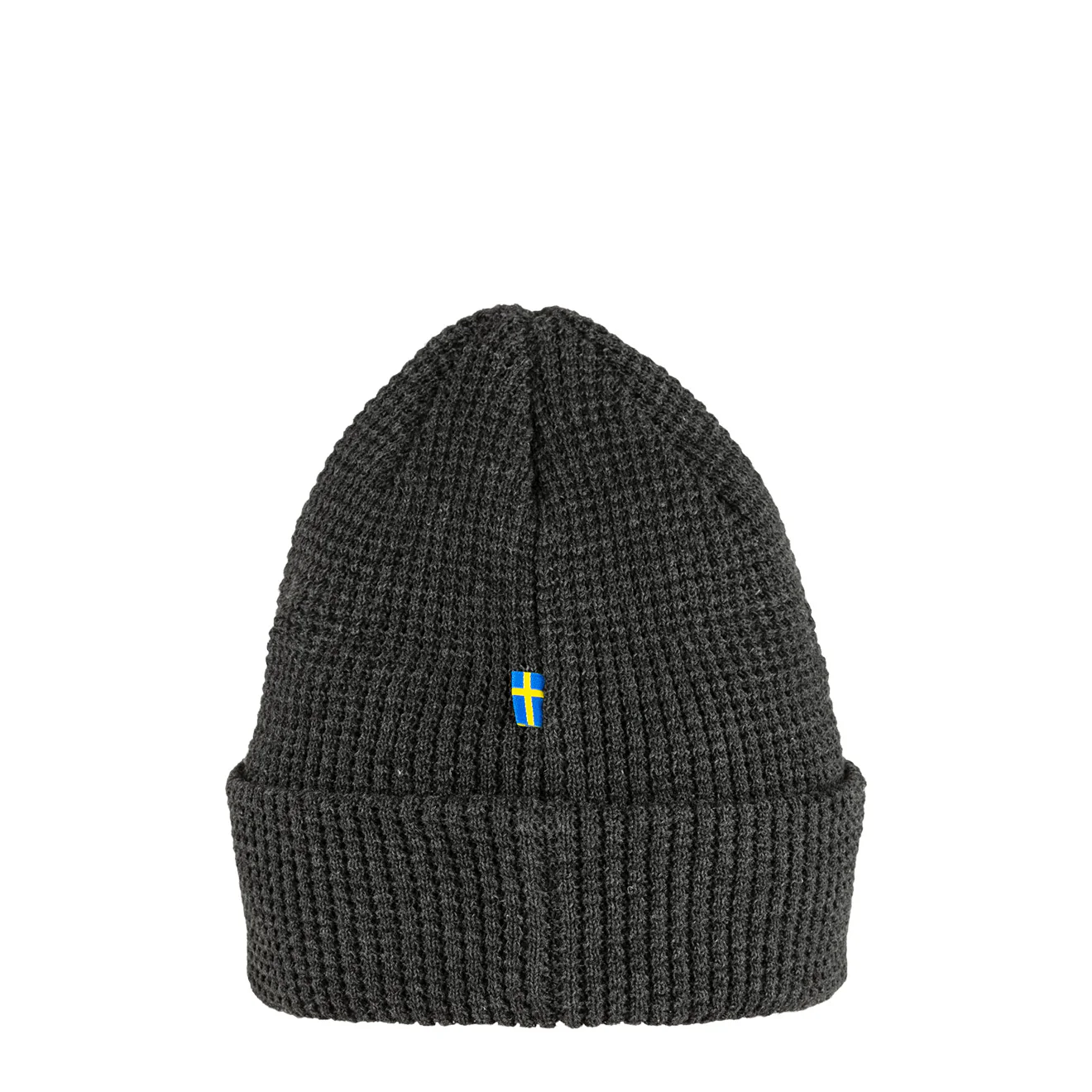 Fjallraven Tab Beanie Hat Dark Grey - Image 2
