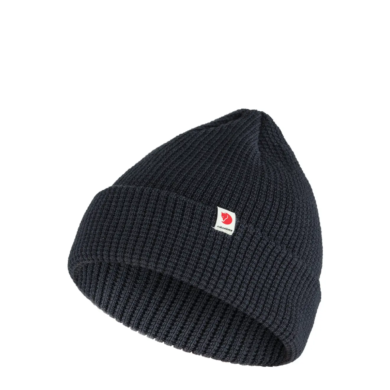 Fjallraven Tab Beanie Hat Dark Navy - Image 2