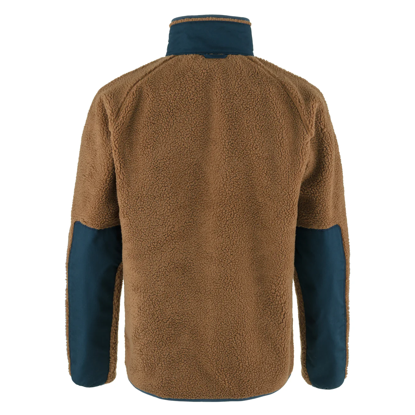Fjallraven Vardag Pile Jacket Chestnut / Navy - Image 2