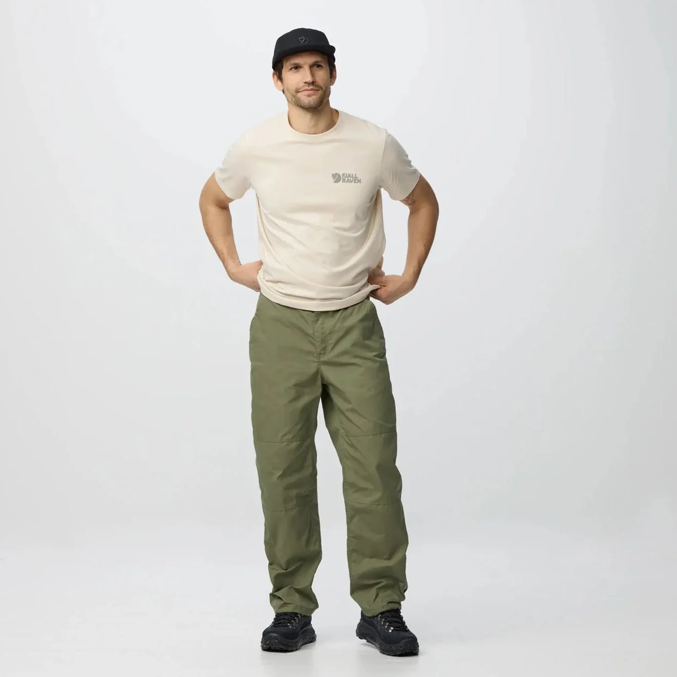 Fjallraven Vardag Relaxed Trousers Reg Leg Classic Fossil - Image 3