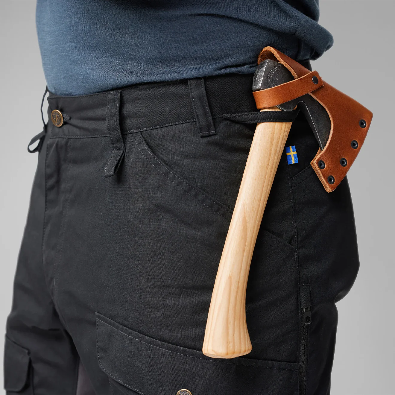 Fjallraven Vidda Pro Ventilated Trousers Classic Long Leg Deep Forest / Black - Image 6