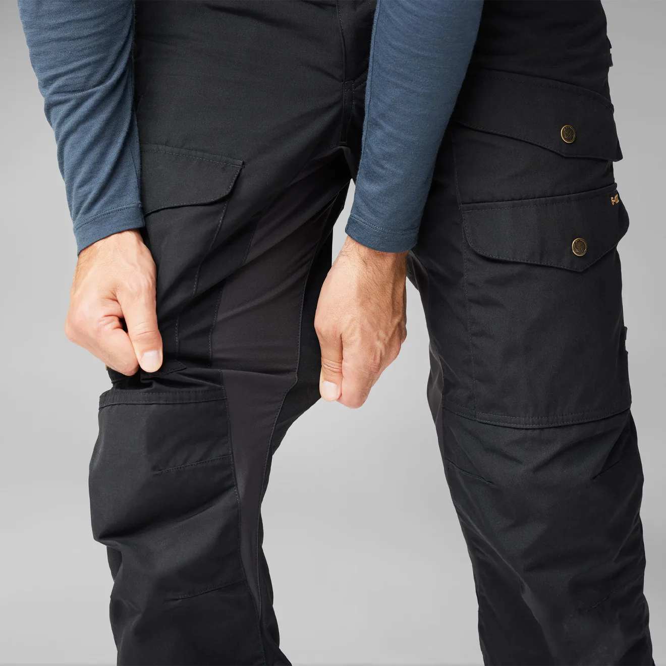 Fjallraven Vidda Pro Ventilated Trousers Classic Long Leg Deep Forest / Black - Image 9