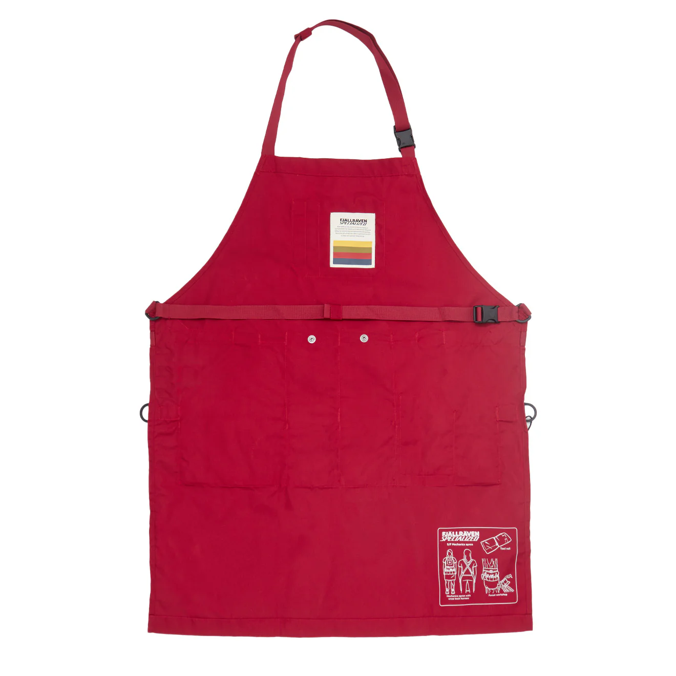 Fjallraven x Specialized Mechanics Apron Pomegranate Red - Image 2