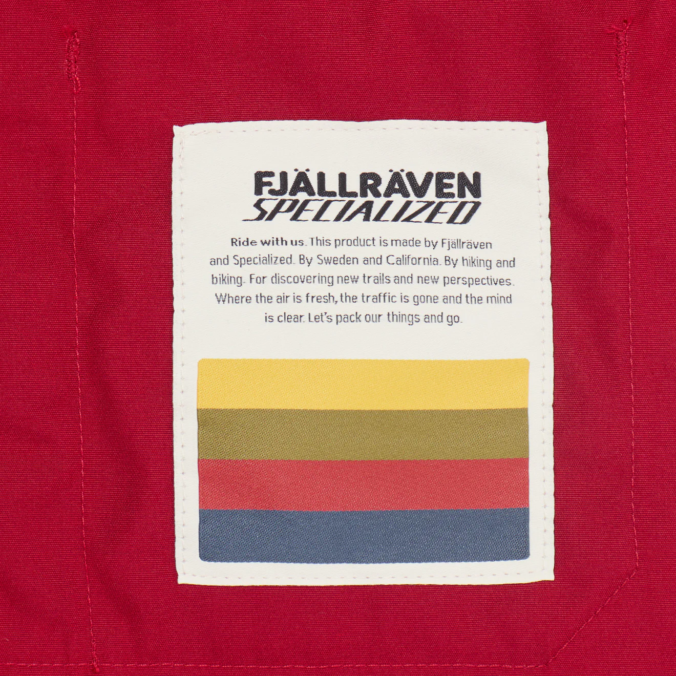 Fjallraven x Specialized Mechanics Apron Pomegranate Red - Image 4