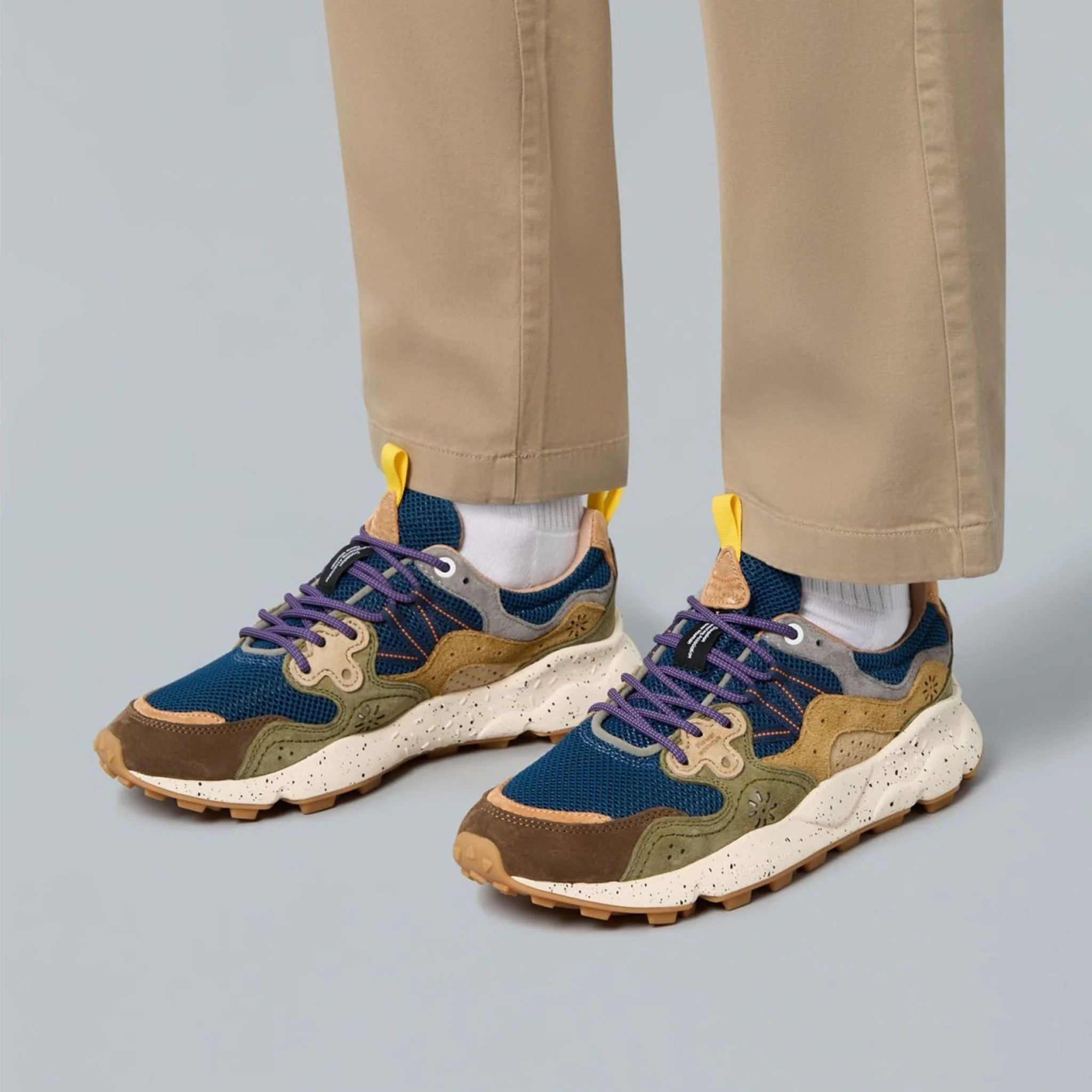 Flower Mountain Yamano 3 Trainer Dark Brown / Stone - Image 5