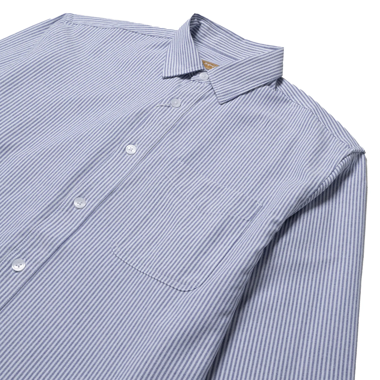 Frizmworks OG Stripe Seersucker Shirt Blue Blue - Image 3