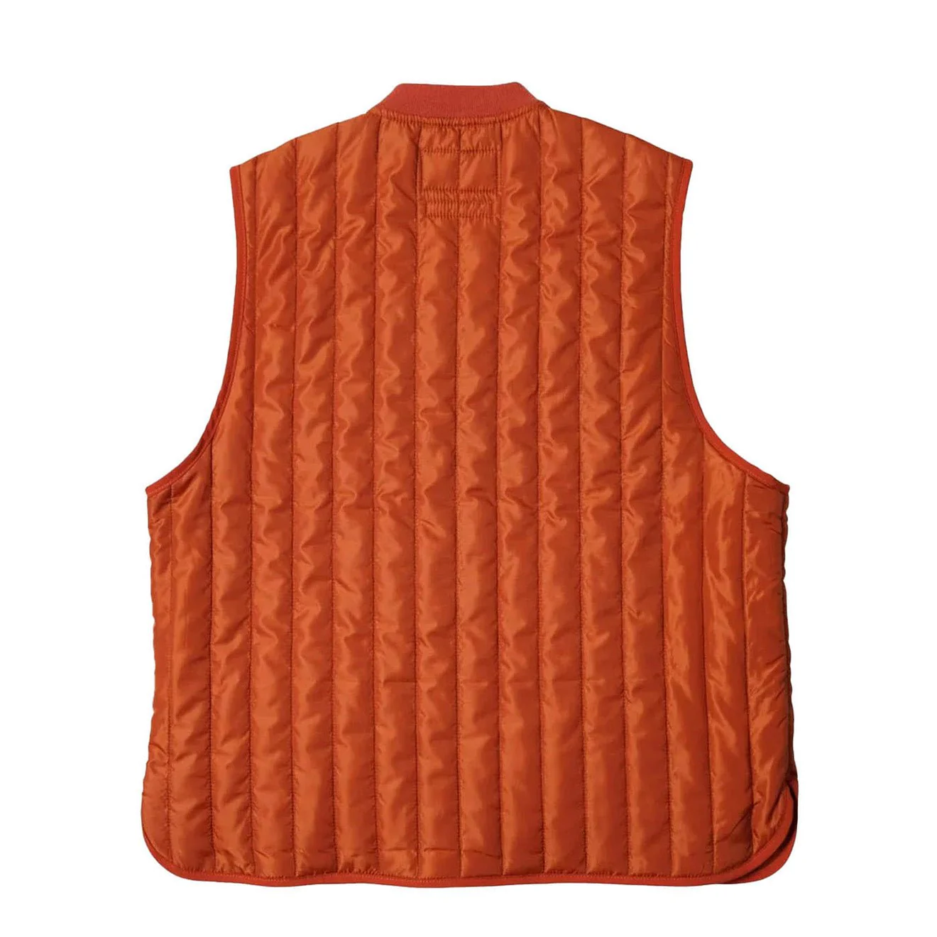 Frizmworks Stripe Quilted Mil Liner Vest Orange - Image 2