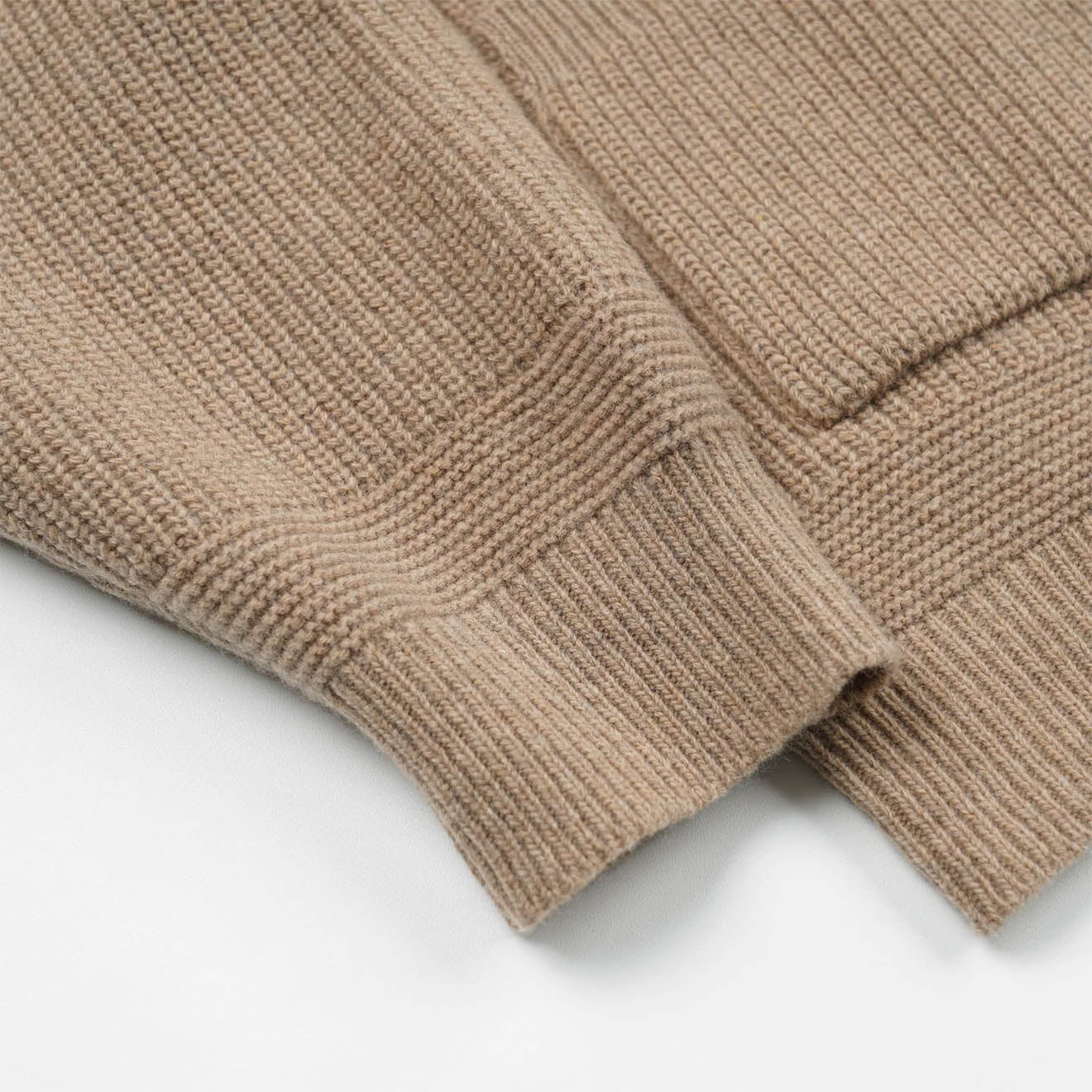 Frizmworks Wool Deck Zipup Cardigan Oatmeal - Image 5