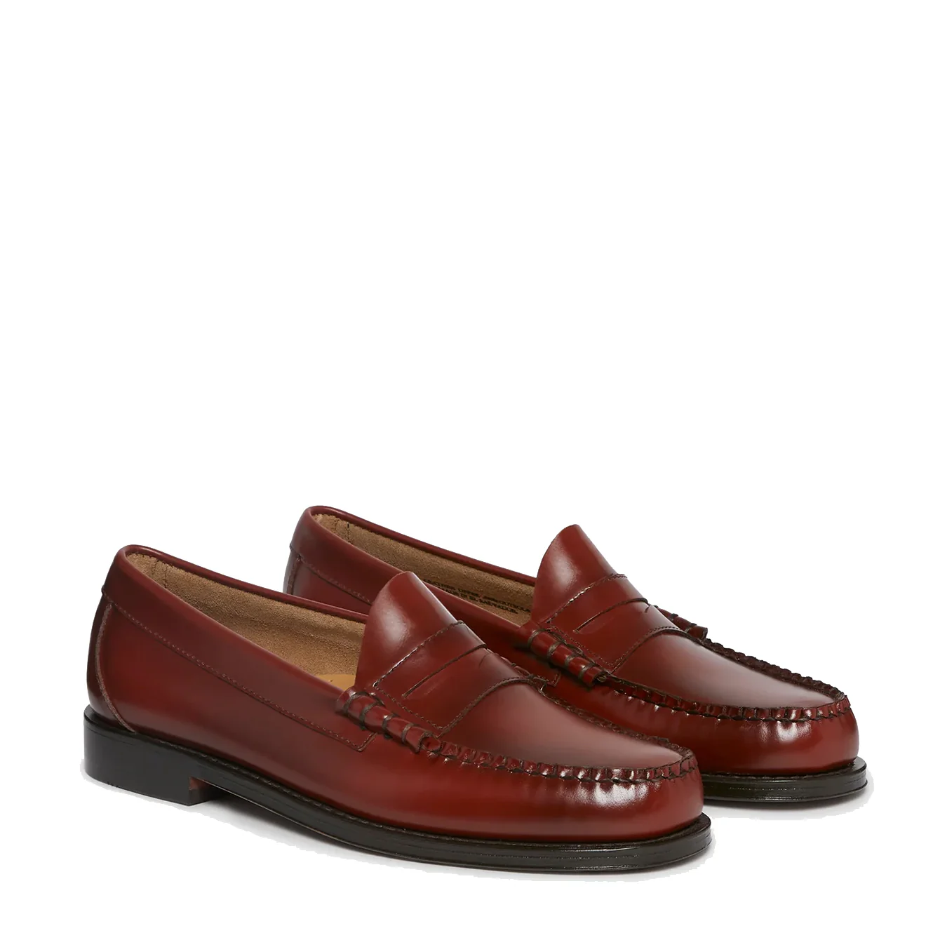 G.H.Bass Weejuns Larson Penny Loafers Smoke Paprika Leather - Image 2