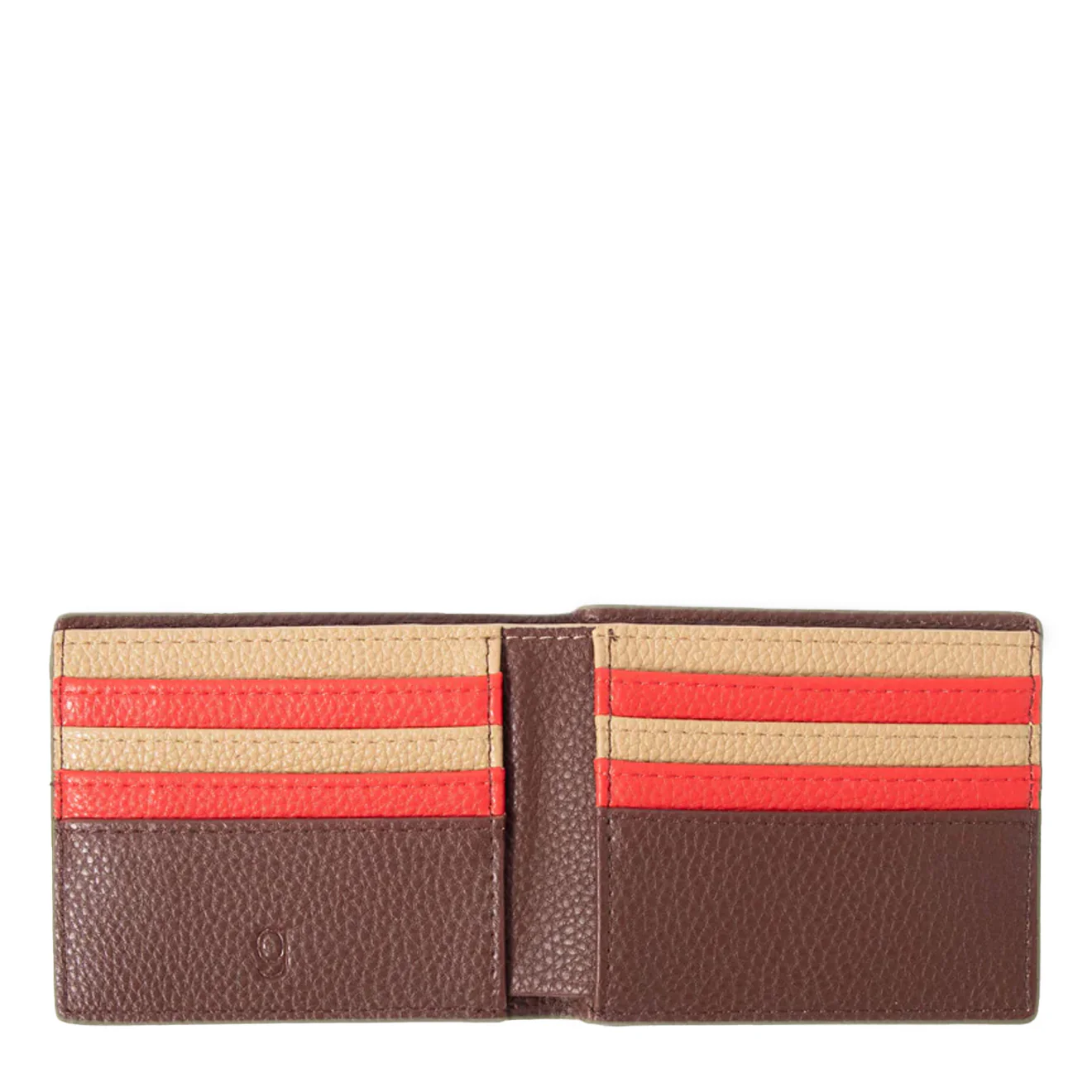 Caroline Gardner Billfold Wallet Blue / Green Stripe - Image 2