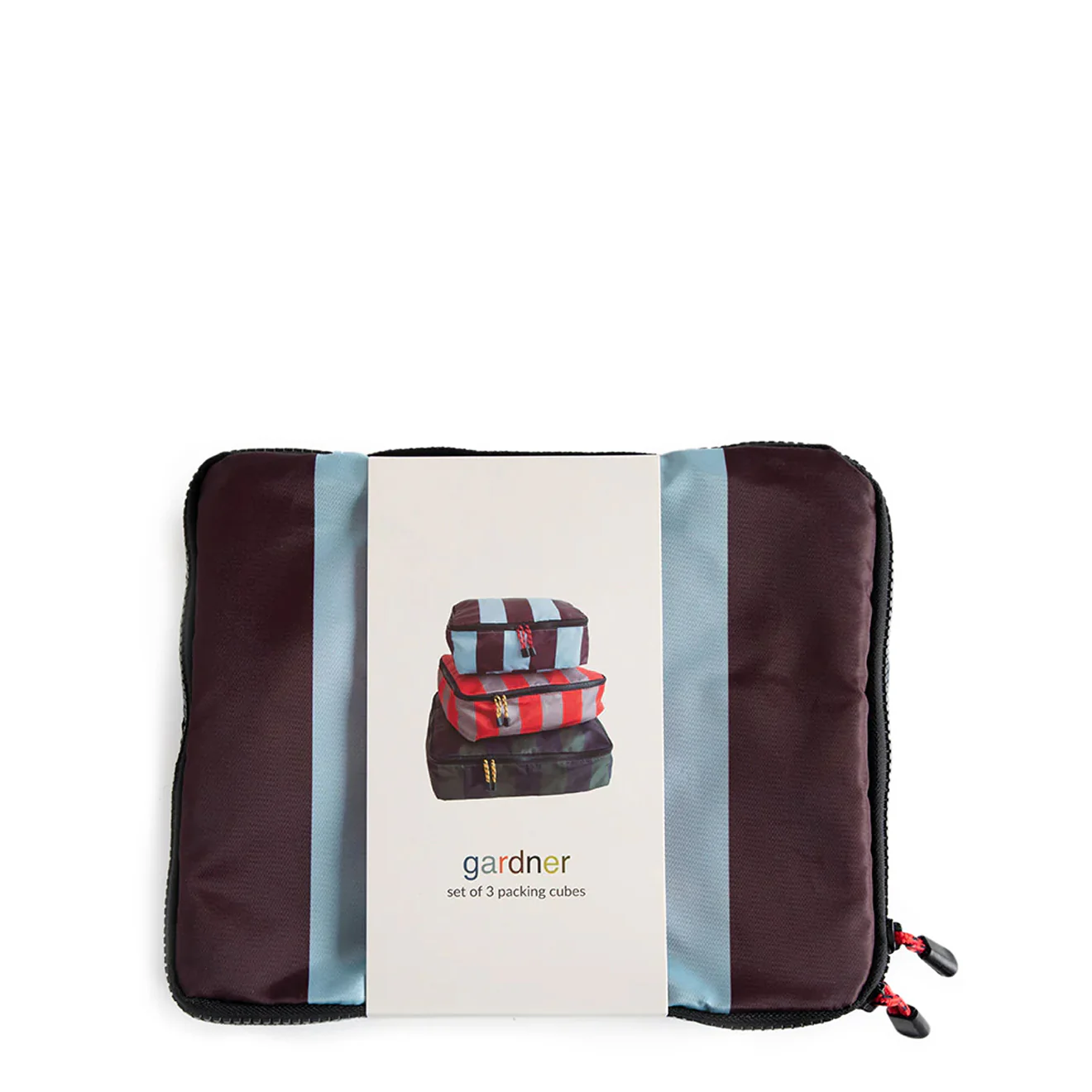 Caroline Gardner Set of 3 Packing Cubes Mult-Stripe - Image 5