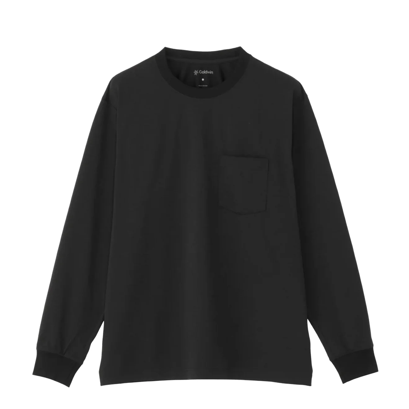 Goldwin Oversized Pocket L/S T-Shirt Black