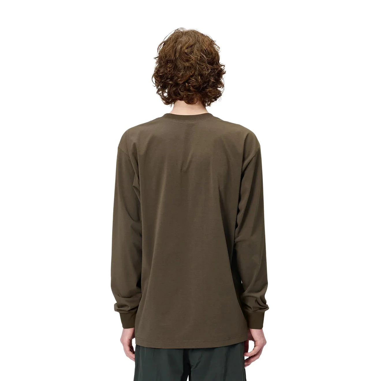 Goldwin Oversized Pocket L/S T-Shirt Black - Image 3