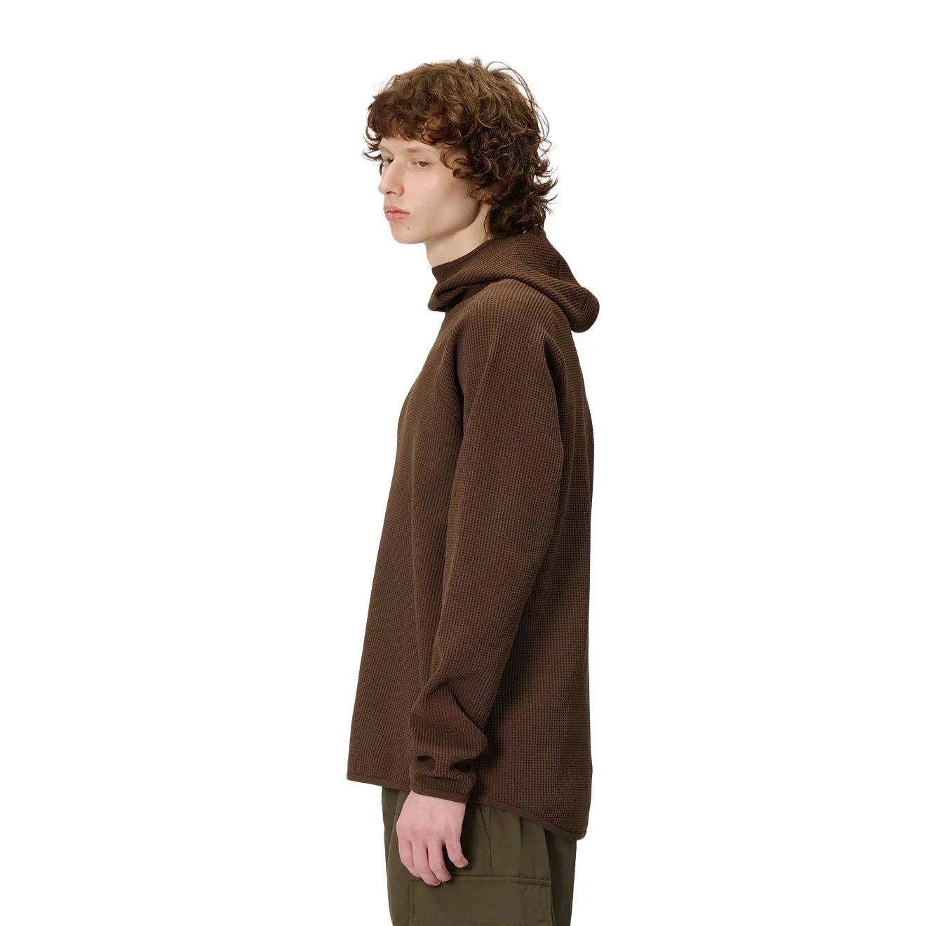 Goldwin WF Light L/S Hoodie Black - Image 3