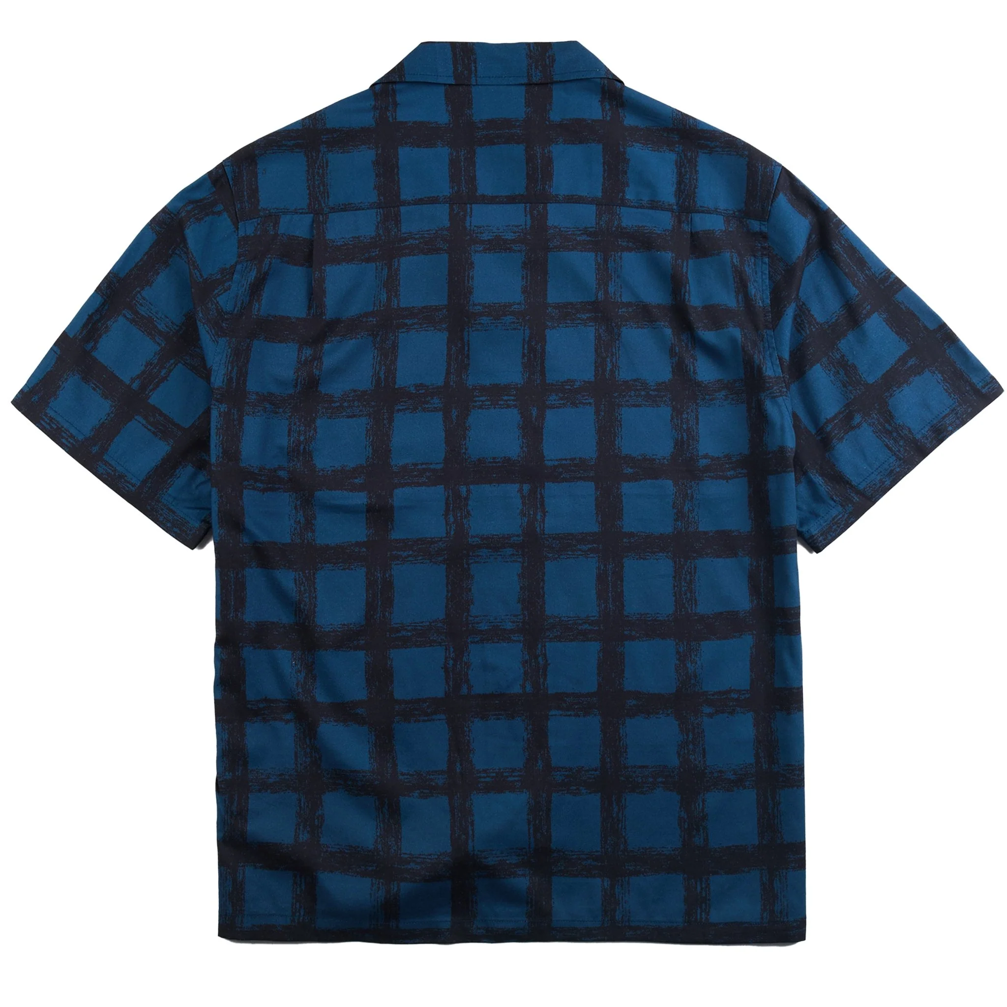 Gramicci Checkerd Rayon Shirt Midnight - Image 2